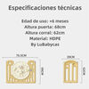 Corral Bebé 191x199cm con Accesorios Lubabycas