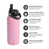 Pack Lhotse Botella Térmica + Tapas Rosado 960 ml