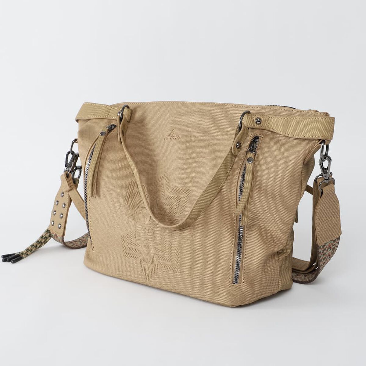 Cartera Ecocuero Camel Alma