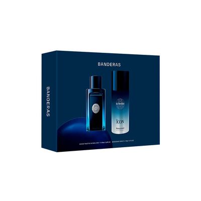 Imagen 2 del producto Set Perfume Antonio Banderas Hombre The Icon Eau de Toilette 100 ml + 24h Desodorante Spray 150 ml