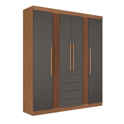 Imagen 2 del producto Clóset Onessta Aurora 4 Puertas 4 Cajones Grafito