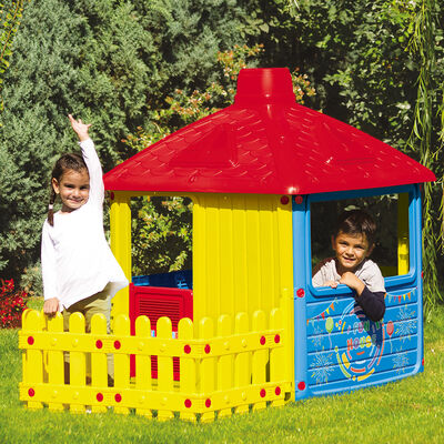 Casa Multicolor con Valla Dolu