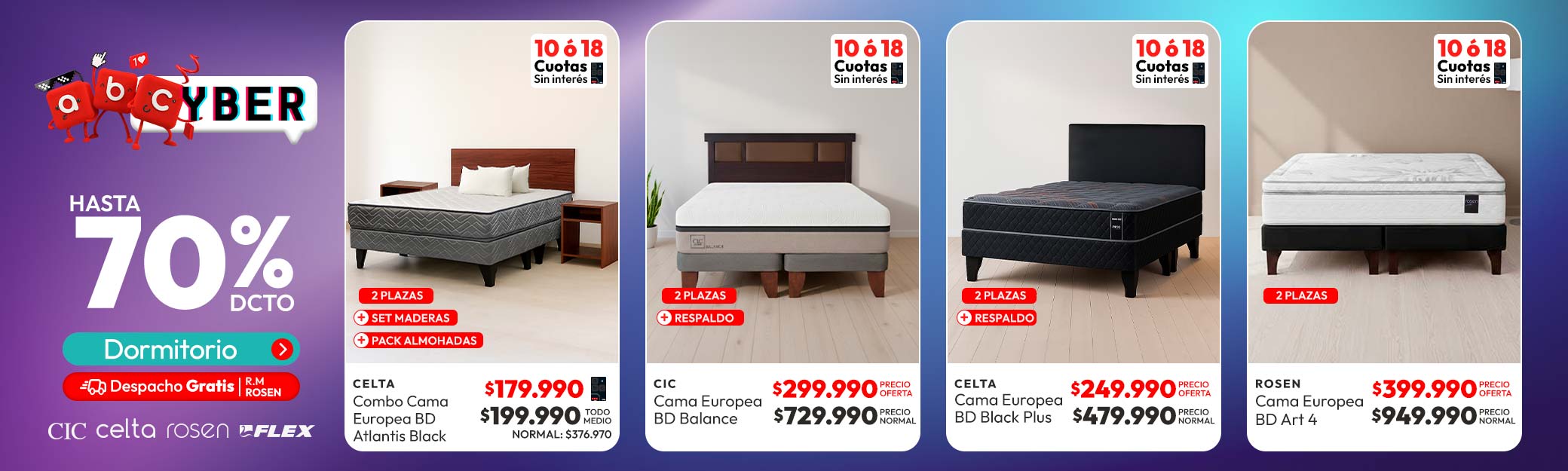 Dormitorio + despacho gratis RM Rosen