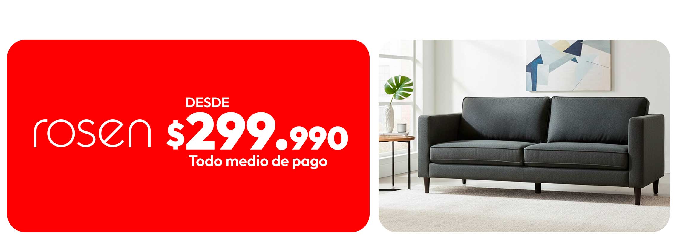 Rosen desde $299.990
