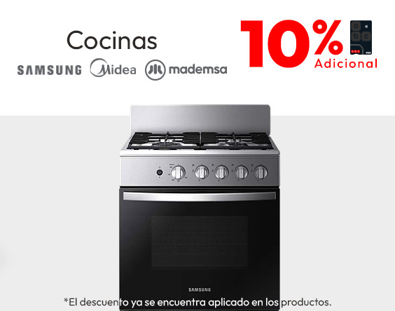 Especial Cocinas 10% adicional TMP
