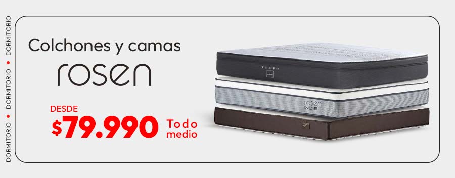Colchones y Camas desde $79.990