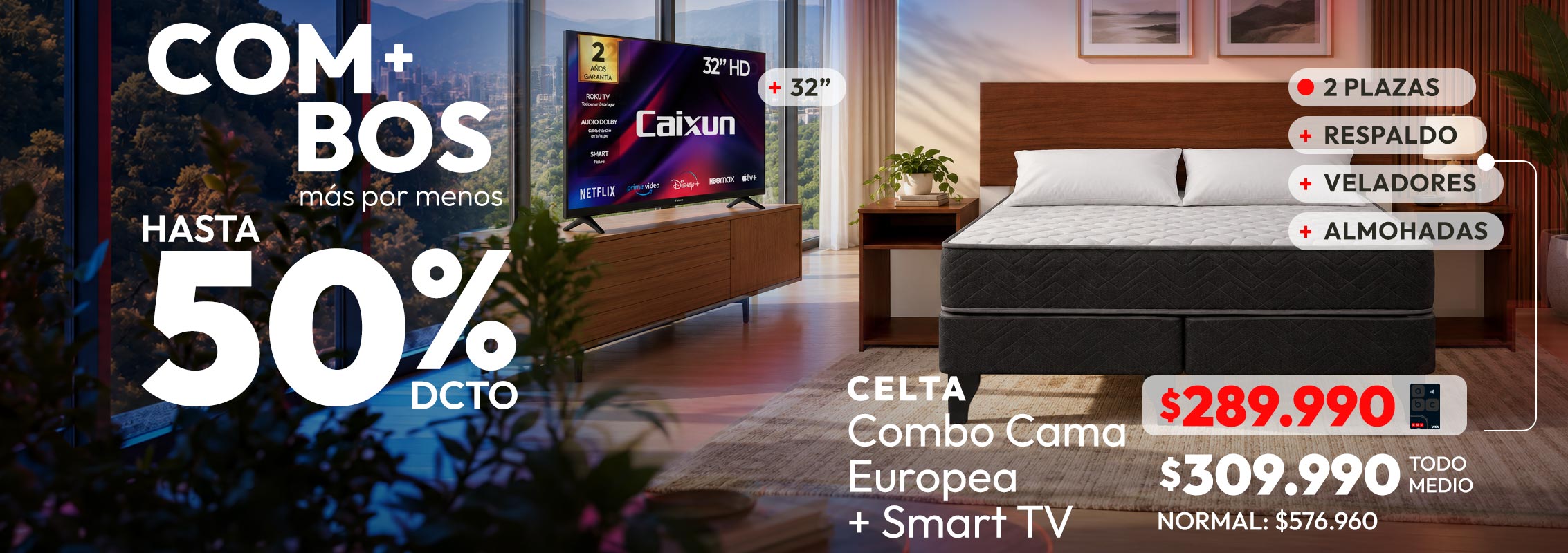 Belleza hasta 50% dcto. envio gratis desde $29.990 todo chile