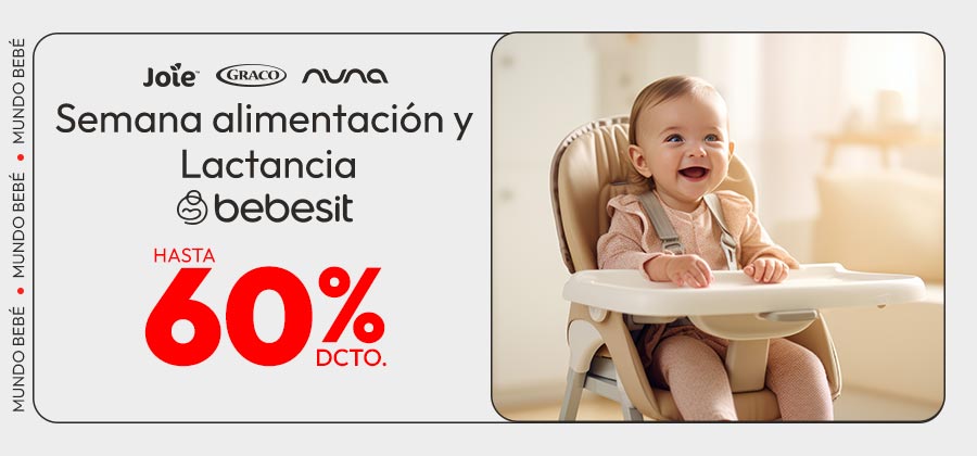 Semana alimentacion y Lactancia BEBESIT hasta 60% dcto