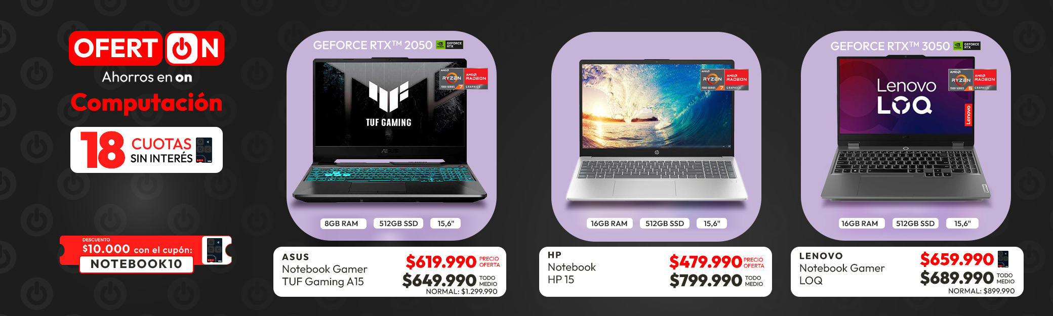 Computación hasta 60% descuento