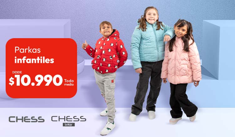 Parkas infantiles desde $10.000.-