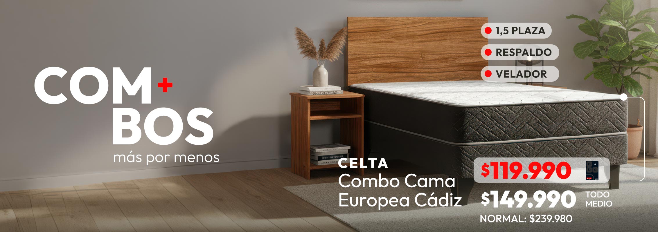 Combo Cama Europea