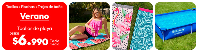 Toallas de playa desde $6.990