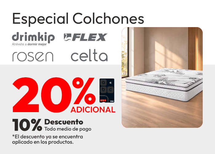 Especial Colchones 10% adicional
