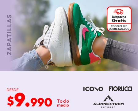 zapatillas desde $9.990