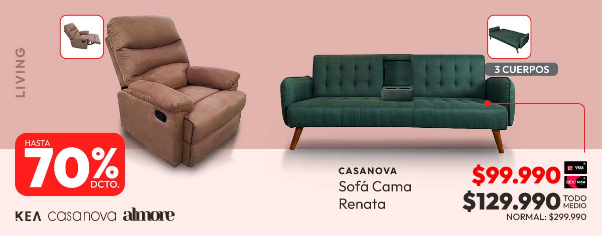 Living hasta 70% dcto