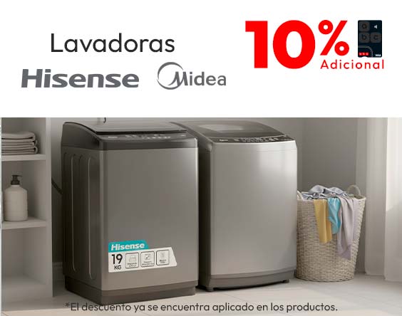 10% descuento adicional en línea blanca seleccionada