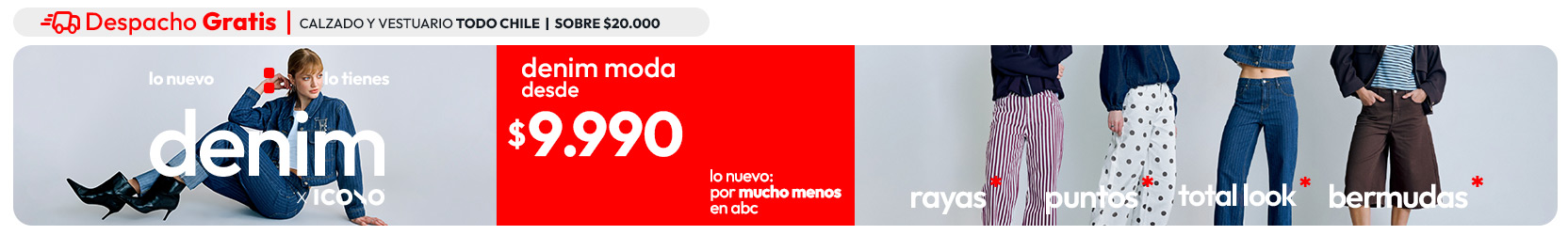Denim desde $9.990