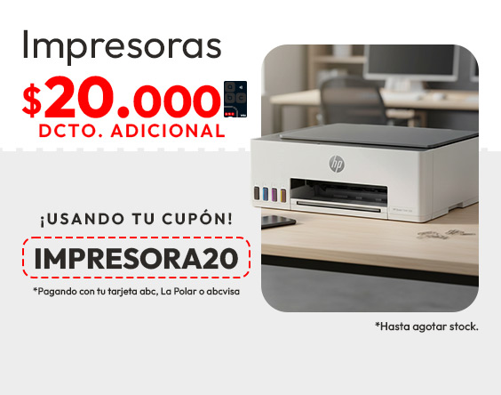 Cupón IMPRESORA20