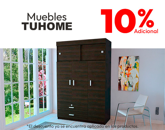 Muebles TuHome 10% dcto adicional