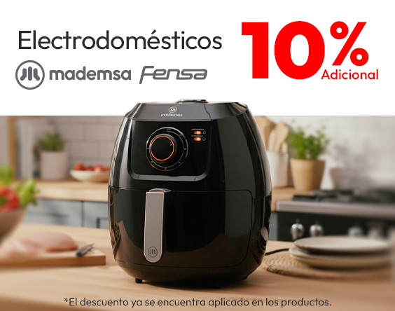 Electrodomésticos Mademsa y Fensa 10% dcto adicional