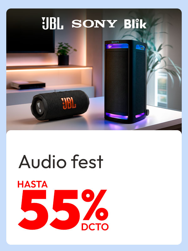 Audio fest hasta 55% de dcto