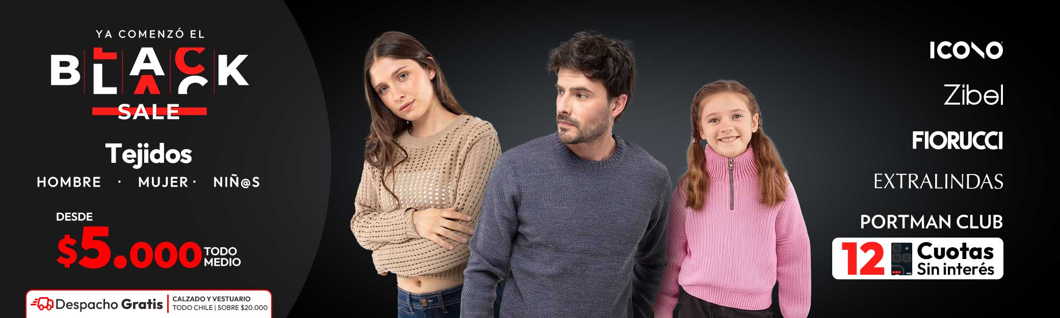 vestuario mujer hombre y niño+ despacho gratis sobre 20.000 en todo chile  calzado y vestuario