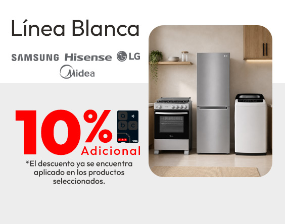 Linea Blanca 10% de dcto TLP productos seleccionados