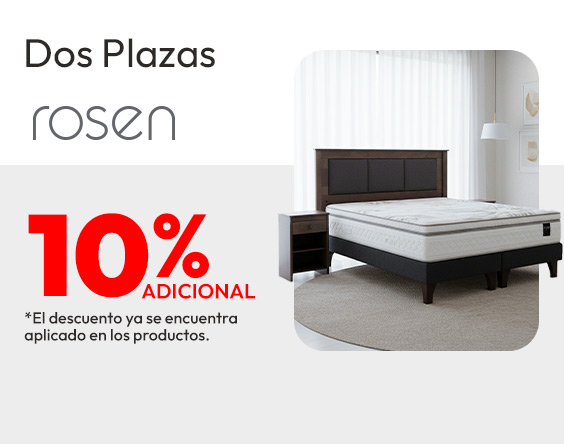 2 Plazas Rosen 10% adicional