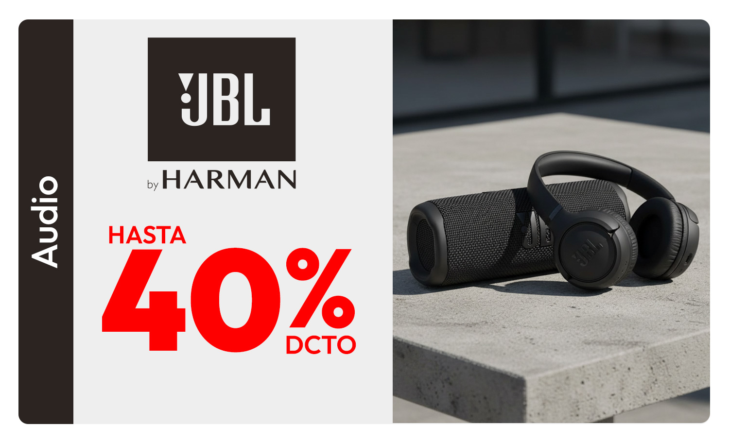 JBL hasta 40% de dcto