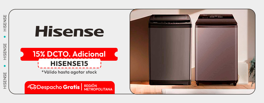 Hasta 45% dcto hisense 