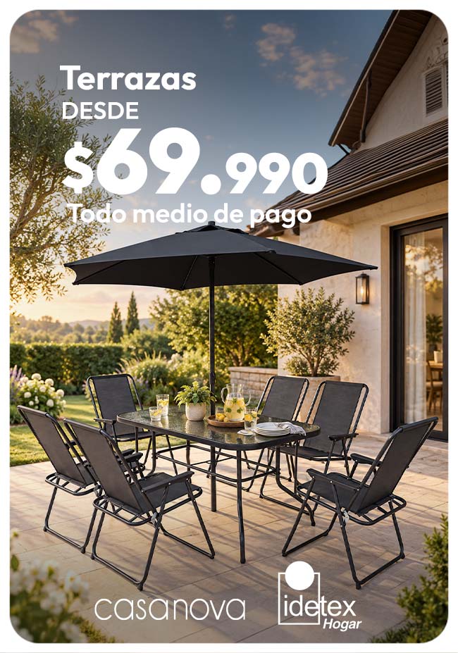 Terrazas desde $69.990