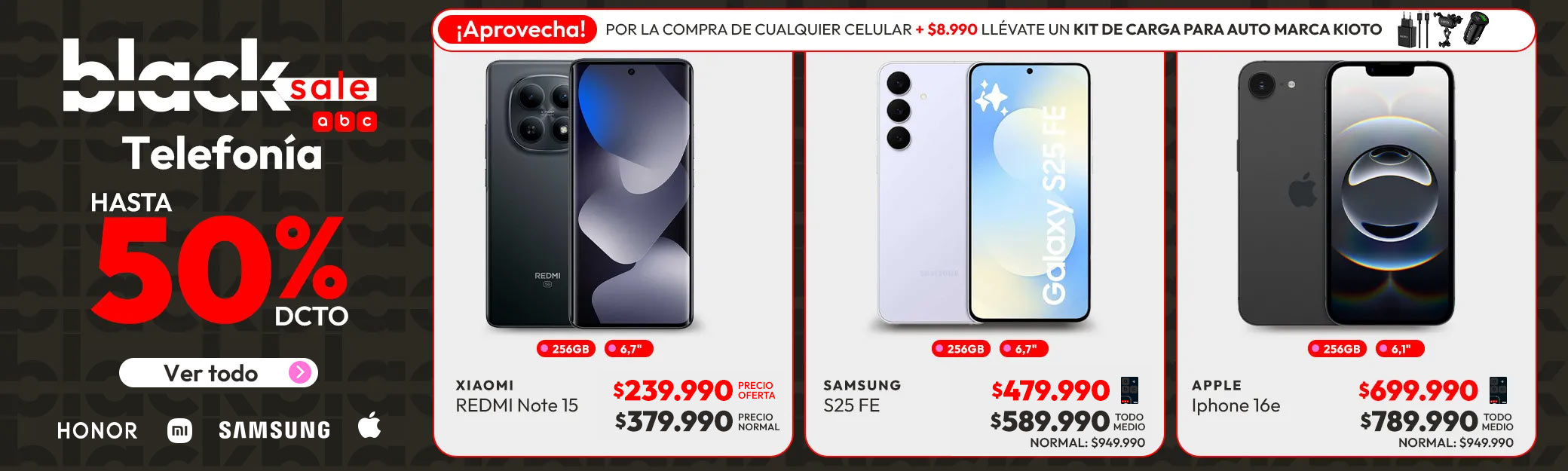 Telefonia Hasta 50% dcto