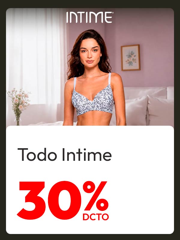 todo intime 30% dcto