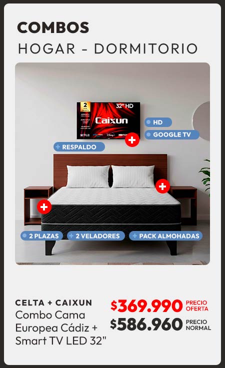 Combo Dormitorio + TV