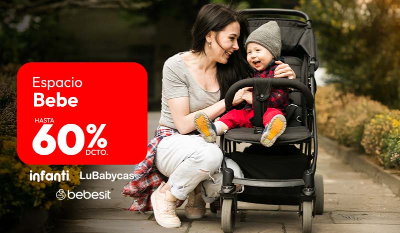 Espacio Bebé 60% de descuento