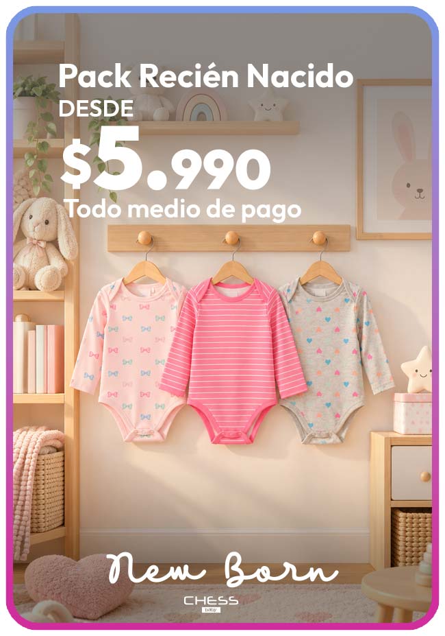 Pack recien nacido desde $5.990