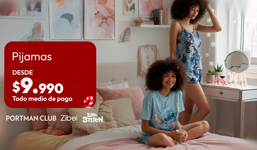 Pijamas desde 9990