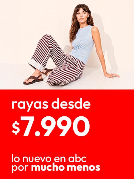 Rayas desde $7.990