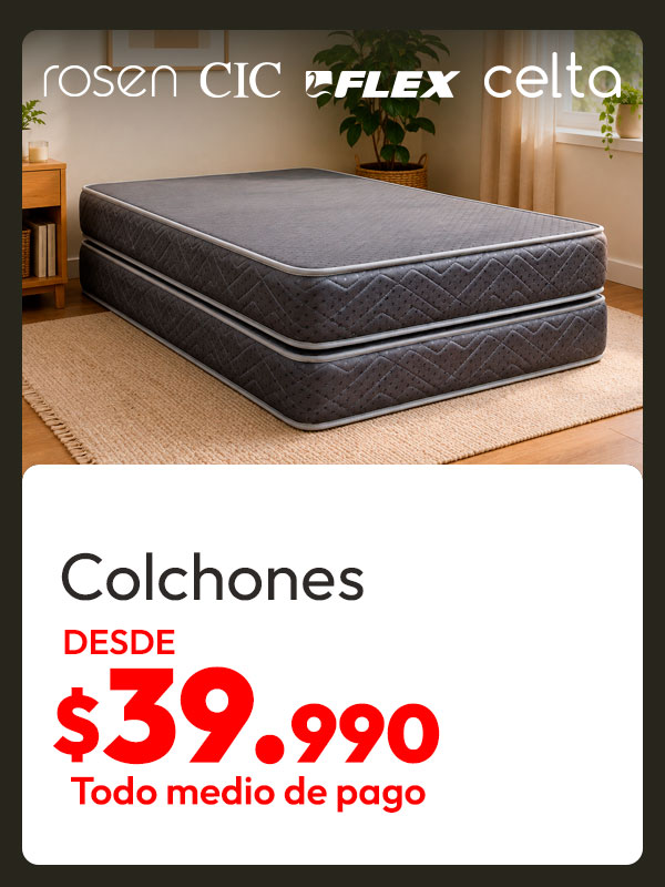 Colchones desde 39.990