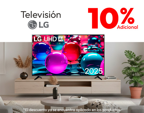 LG TV 10% dcto adicional