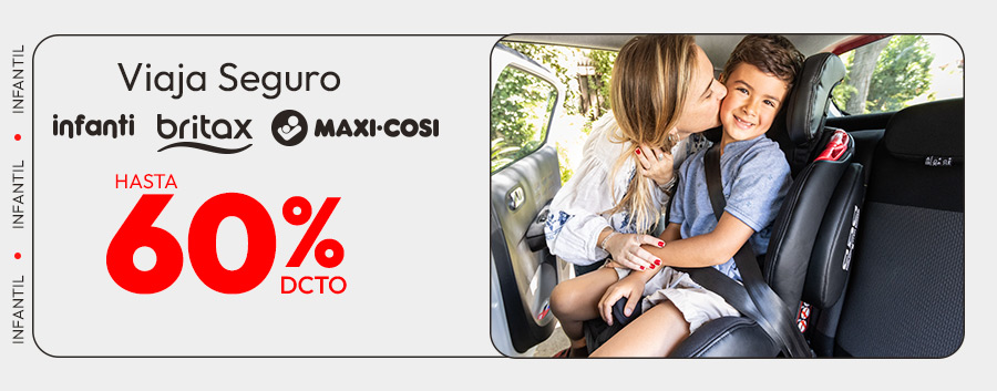 Viaja Seguro con Infanti hasta 60% dcto