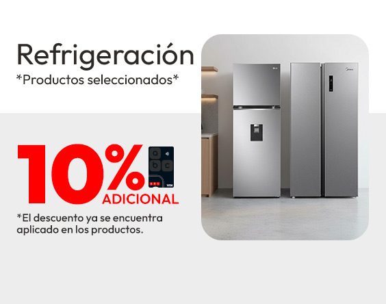 refrigeración 10% de dcto adiconal TLP