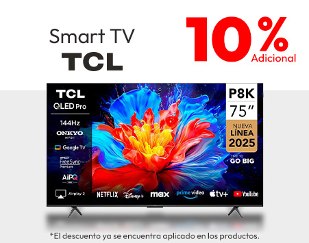 10% adicional tv TCL TMP