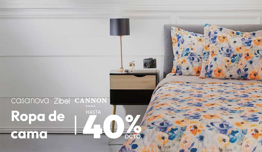 Ropa de Cama 40% descuento