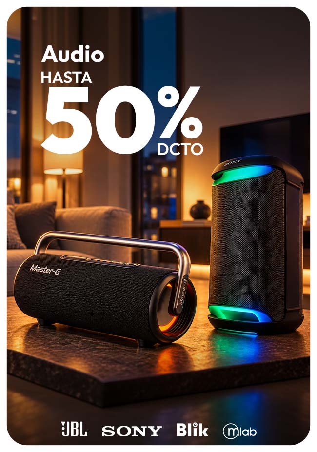 Audio hasta 50% de dcto