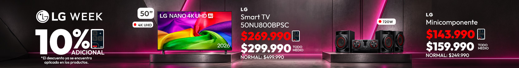 Televisión LG Week