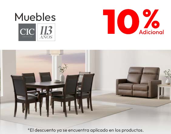 Muebles CIC 10% adicional TMP freidoras
