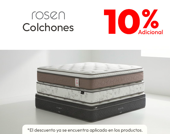 Colchones Rosen 10% adicional