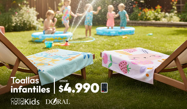 Toallas infantiles desde $4.990