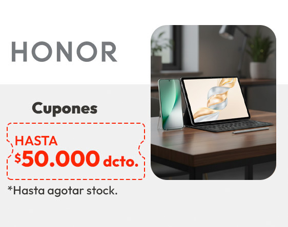 Cupones Honor hasta $50.000 de dcto 